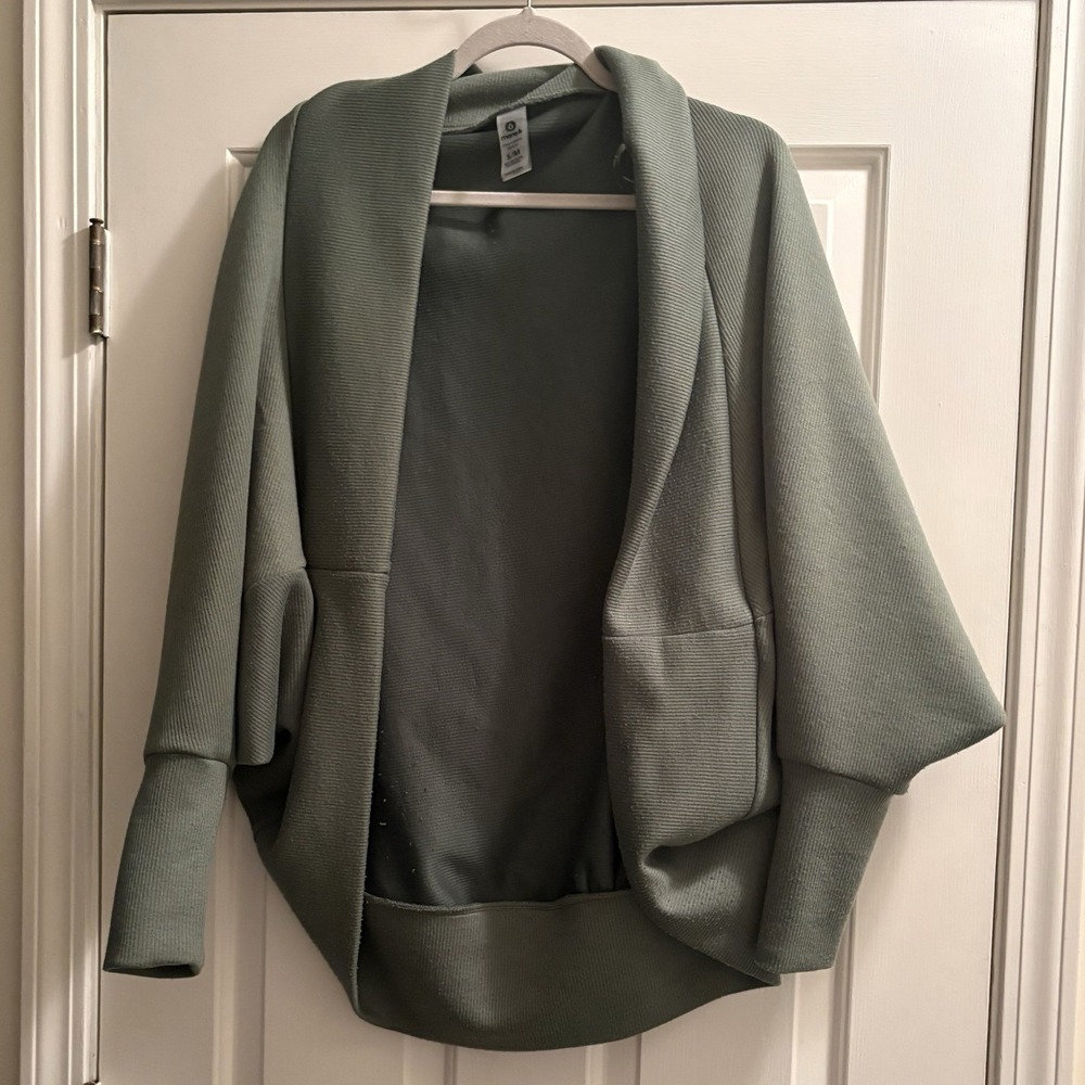 MONO B ELEVATED COCOON STYLE CARDIGAN Army Green Small/medium Women's